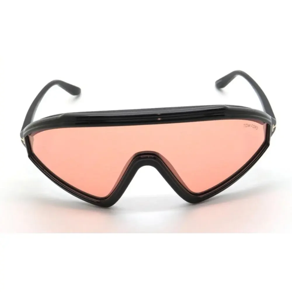 Tom Ford Black Amber Lorna FT 1121 01E Ski Shield Sunglasses